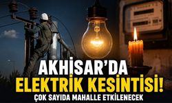 Akhisar’da 31 Ağustos’ta Planlı Elektrik Kesintisi