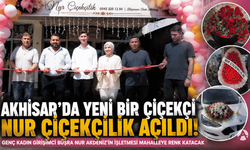 Akhisar’da Genç Kadın Girişimciden Yeni İşletme: Nur Çiçekçilik Açıldı