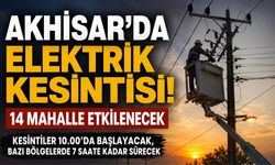 Akhisar’da 1 Eylül’de Elektrik Kesintisi: 14 Mahalle Etkilenecek