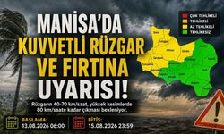 Akhisar’da Kuvvetli Rüzgar ve Fırtına Uyarısı