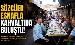 Sözcüer, Merkez Çarşı Esnafıyla Kahvaltıda Buluştu