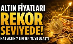 Altın Fiyatları Rekor Seviyelerde: Has Altın 7.184 TL’yi Gördü