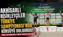 Akhisarlı Bisikletçiler Türkiye Şampiyonası’na Damga Vurdu