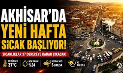 Akhisar'da sıcak hava etkisini sürdürüyor! İşte 5 günlük hava durumu