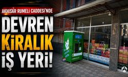 Akhisar'da 200 metrekare iş yeri devren kiralık