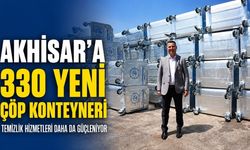 Akhisar’a 330 Yeni Çöp Konteyneri