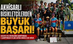 Akhisarlı Bisikletçilerden Sakarya’da 3 Şampiyonluk