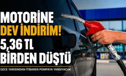 Motorine 5,36 TL’lik Büyük İndirim: Gece Yarısı Pompaya Yansıyacak