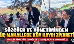 Sözcüer ve Yönetiminden Üç Mahallede Köy Hayrı Ziyareti