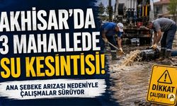 Akhisar’da 3 Mahallede Su Kesintisi