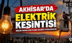 Akhisar’da 25 Eylül’de Planlı Elektrik Kesintileri: Birçok Mahalle Etkilenecek