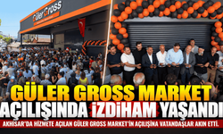 Güler Gross Market açılışında izdiham: Vatandaşlar akın etti