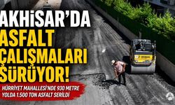 Hürriyet Mahallesi’nde 1.500 Ton Asfalt Seriliyor