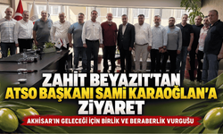 Zahit Beyazıt’tan ATSO Başkanı Sami Karaoğlan’a Ziyaret
