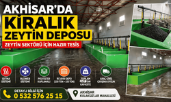 Akhisar'da kiralık zeytin deposu!
