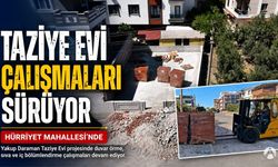 Hürriyet Mahallesi’ndeki Yakup Daraman Taziye Evi’nde Çalışmalar Sürüyor