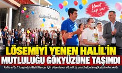 Lösemiyi Yenen 13 Yaşındaki Halil’in Mutluluğu Balonlarla Gökyüzüne Taşındı