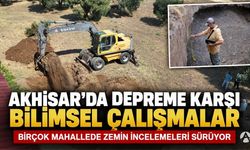 Akhisar’da Depreme Karşı Bilimsel Zemin Araştırmaları Sürüyor