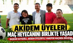 AKİDEM Üyeleri Vanspor–Keçiörengücü Maçının Heyecanını Birlikte Yaşadı