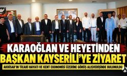 Karaoğlan ve Meclis Üyesi Adaylarından Başkan Kayserili’ye Ziyaret
