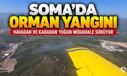 Soma’da Orman Yangını: Havadan Ve Karadan Yoğun Müdahale