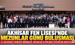Akhisar Fen Lisesi’nde 13. Geleneksel Mezunlar Günü buluşması
