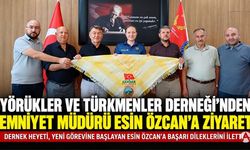 Yörükler ve Türkmenler Derneği’nden Emniyet Müdürü Esin Özcan’a ziyaret