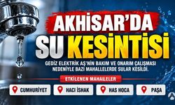 Akhisar’da 4 Mahallede Su Kesintisi