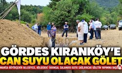 Gördes Kıranköy’e 28 bin metreküplük gölet