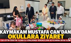 Kaymakam Mustafa Can’dan Yeni Eğitim Öğretim Yılında Okullara Ziyaret