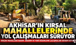 Akhisar’ın kırsal mahallelerinde yol çalışmaları sürüyor