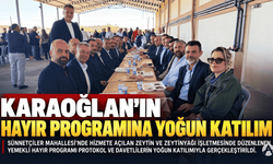 Sami Karaoğlan’ın hayır programına yoğun katılım