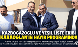 Hasan Kazboğazoğlu ve Bağımsız Liste ekibi Karaoğlan’ın hayrında
