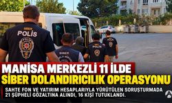 Manisa merkezli 11 ilde sahte yatırım operasyonu: 16 tutuklama