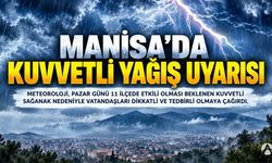Manisa’da 11 ilçeye kuvvetli yağış uyarısı: Pazar günü dikkat
