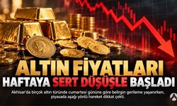 Akhisar’da altın fiyatları haftaya sert düşüşle başladı