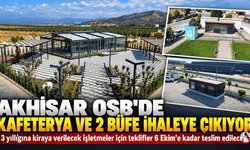Akhisar OSB’de kafeterya ve 2 büfe ihaleyle kiraya verilecek
