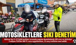 Akhisar’da motosiklet denetimlerinde 2,7 milyon TL ceza