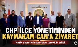 CHP Akhisar İlçe Yönetiminden Kaymakam Mustafa Can’a Ziyaret