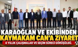 Karaoğlan  Ve Ekibinden Kaymakam Can’a Ziyaret