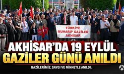 Akhisar’da 19 Eylül Gaziler Günü Anma Programı Düzenlendi