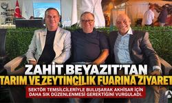 Zahit Beyazıt’tan Tarım ve Zeytincilik Fuarına Ziyaret