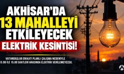 Akhisar’da 13 mahalleyi etkileyecek elektrik kesintisi! Saatler belli oldu
