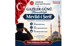 Gaziler Günü Dolayısıyla Akhisar’da Mevlid-i Şerif Programı