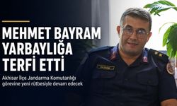 Akhisar İlçe Jandarma Komutanı Mehmet Bayram Yarbaylığa Terfi Etti