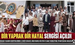“Bir Yaprak Bir Hayal” Sergisi Akhisar’da Sanatseverlerle Buluştu