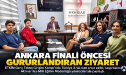 Akhisar’ın Başarılı Gençlerinden İlçe Milli Eğitim Müdürlüğüne Ziyaret