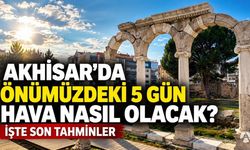 Akhisar’da Önümüzdeki 5 Gün Hava Nasıl Olacak? İşte Son Tahminler
