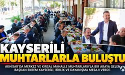 Başkan Ekrem Kayserili, Mahalle Muhtarlarıyla Dayanışma Kahvaltısında Buluştu