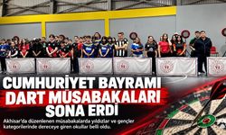 Akhisar’da Cumhuriyet Bayramı Dart Müsabakaları Tamamlandı
